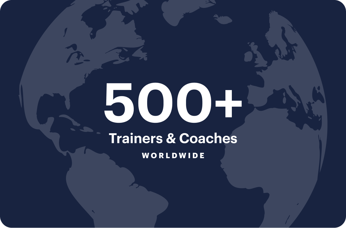 Experts in agility 500 coaches and Trainers around the world