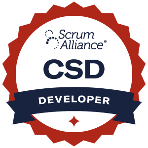 Certified Scrum Developer badge image