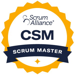 Certified Scrummaster badge image