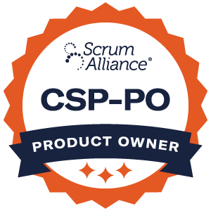 Badge for the Certified Scrum Professional - Product Owner certification