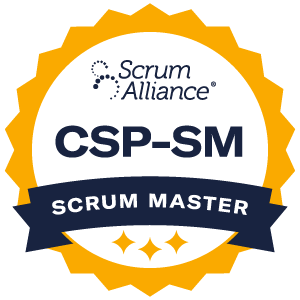 Badge for Certified Scrum Professional - Scrum Master