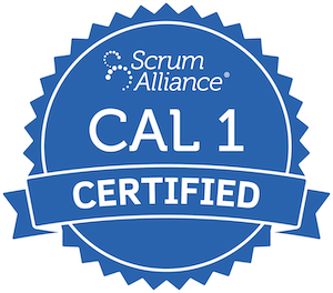 Scrum Alliance CAL 1 badge